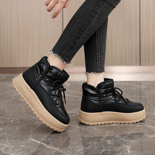 Damen warme Winterboots mit wasserdichtem Obermaterial und isolierendem Innenfutter EB