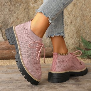 Damen Atmungsaktive und bequeme Sneaker mit auffälliger Sohle EB