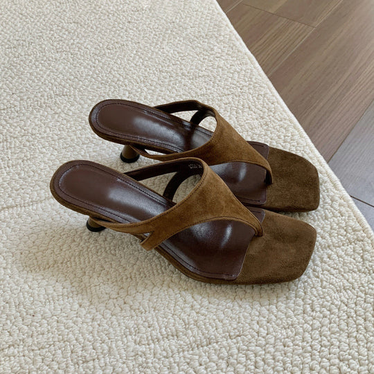 Damen Elegante Slingback-Sandaletten mit komfortablem Blockabsatz EB