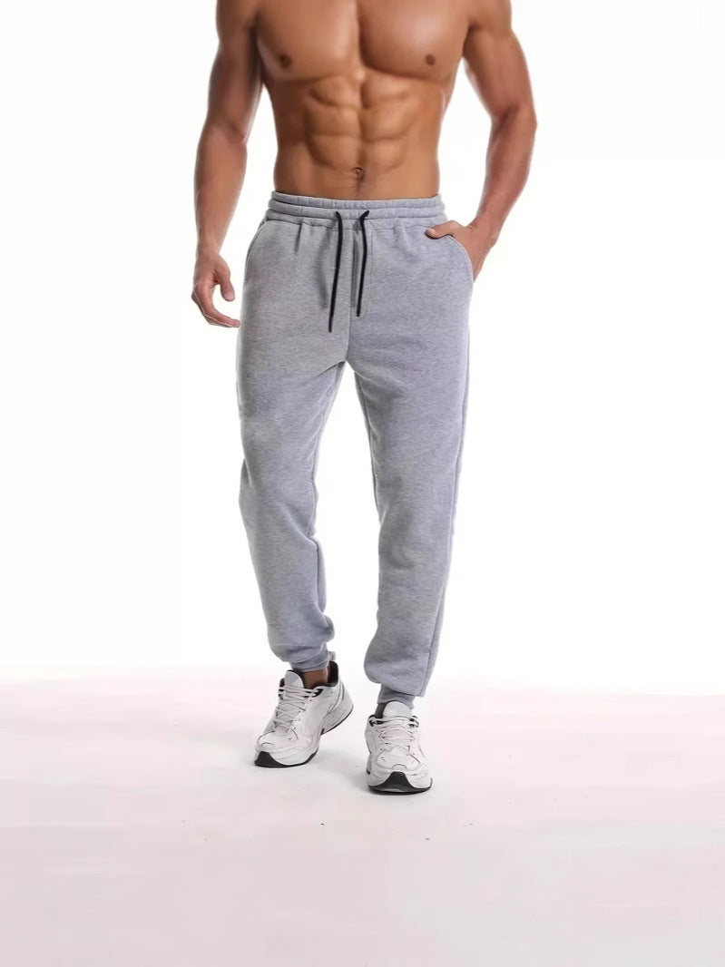 Unisex nan athleisure Jogginghose mit innen angerautem Fleece, elastischem Kordelbund und gerippten Knöchelabschlüssen EB