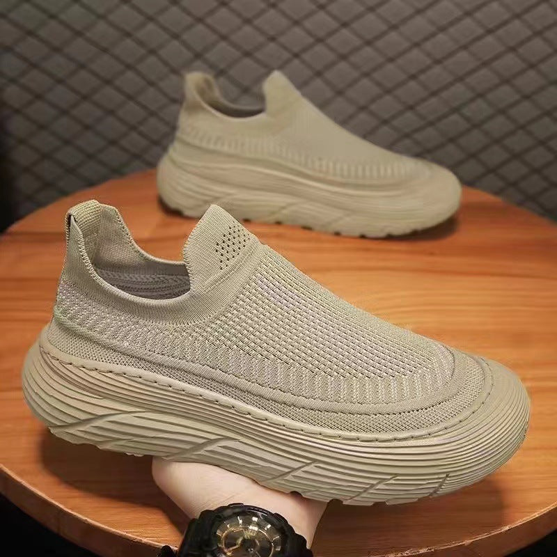 Damen Slip-On Sneakers mit elastischem Obermaterial und flexiblem Dämpfungssystem EB