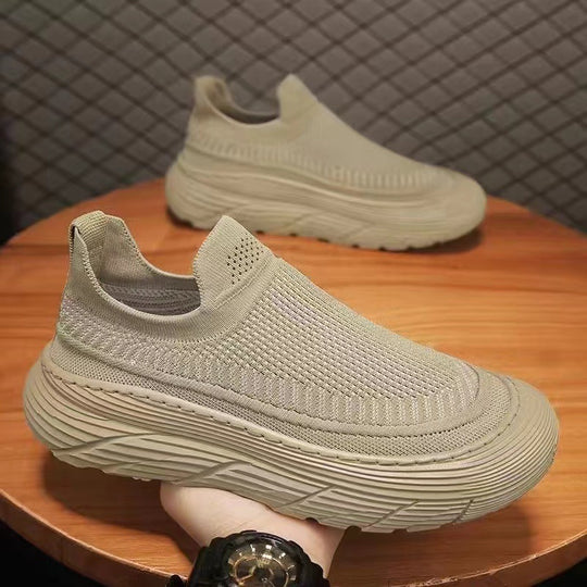 Damen Slip-On Sneakers mit elastischem Obermaterial und flexiblem Dämpfungssystem EB