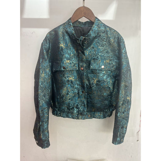 Damen modische kurz geschnittene Denimjacke EB