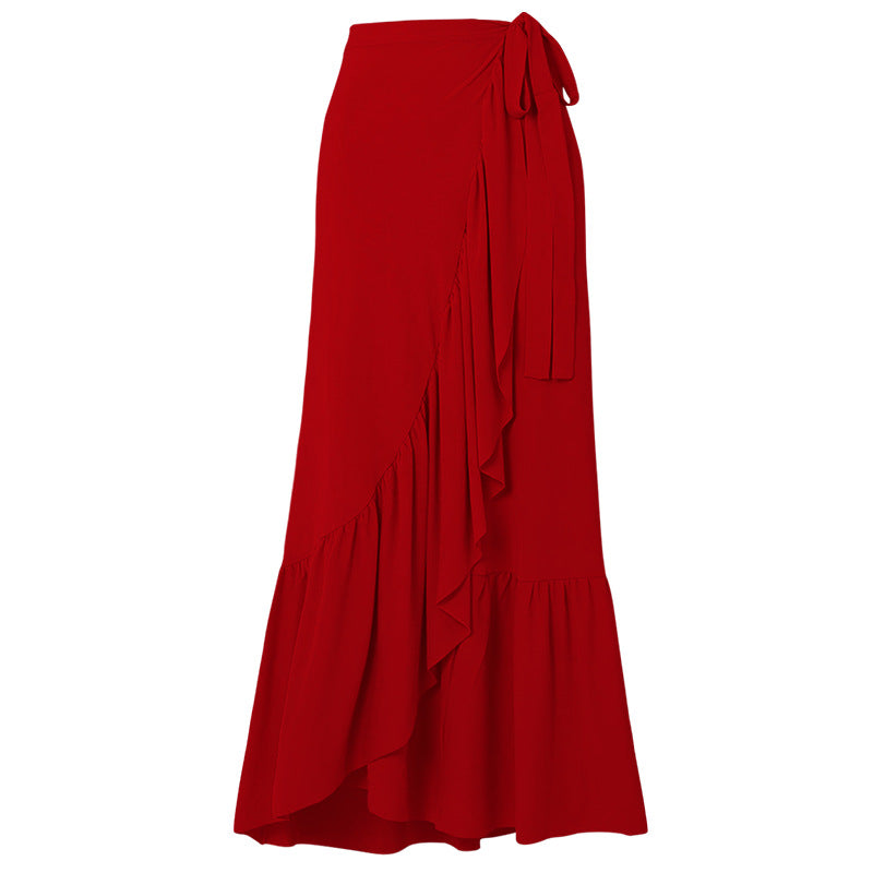 Damen Eleganter V-Ausschnitt Badeanzug mit dekorativem Blumenarrangement EB