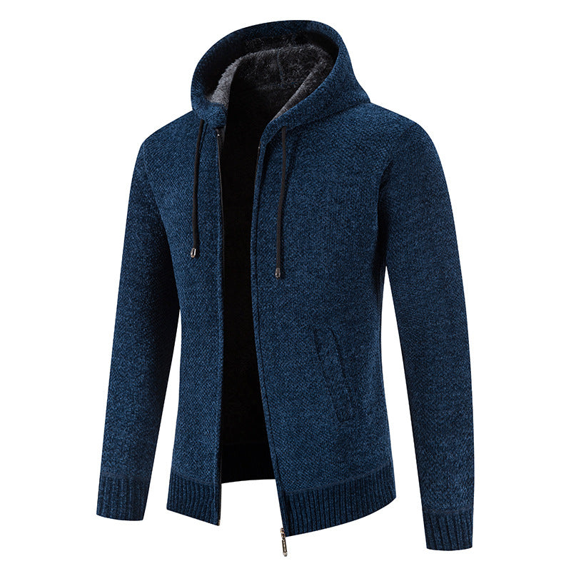 Herren Kapuzenjacke mit weichem Innenfutter und innovativem Design EB
