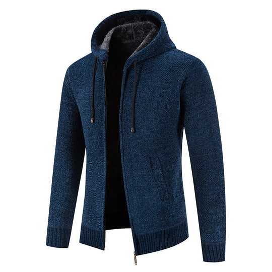 Herren Kapuzenjacke mit weichem Innenfutter und innovativem Design EB