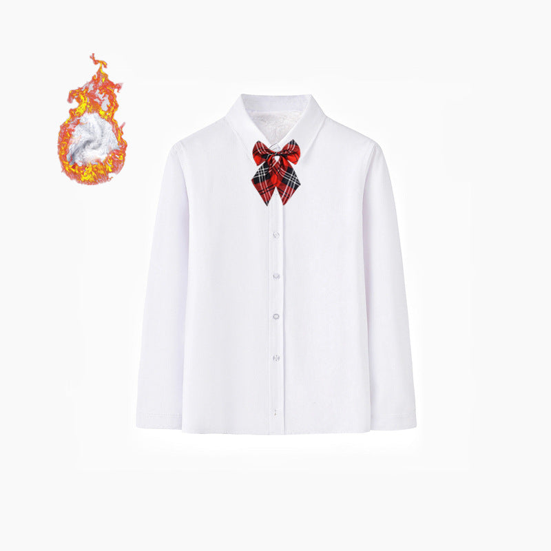 Damen Elegantes Langarmhemd mit weicher Innenseite EB