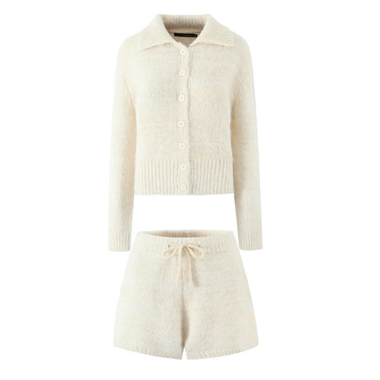 Damen Kuschelige Shorts aus weichem Strickmaterial EB