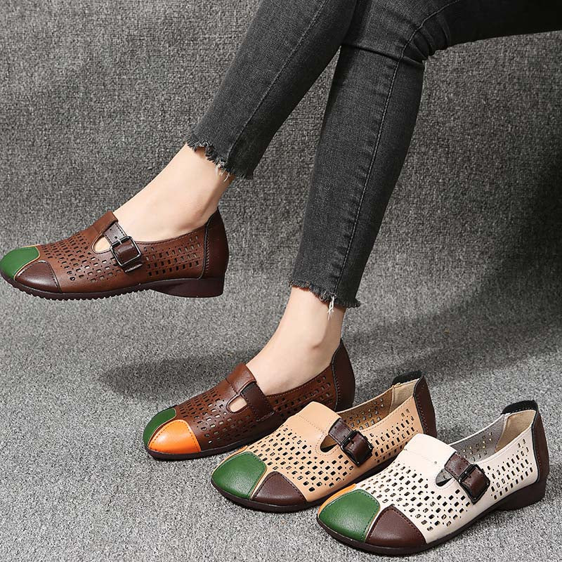 Luftige Damensandalen mit Schnalle – Zoë EB