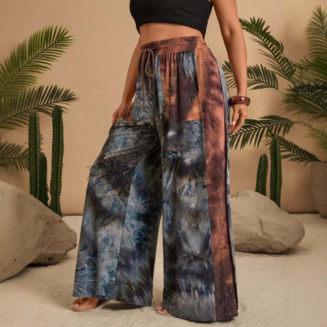 Damen Stilvolles Loungewear-Set mit lässigem Schnitt und modischem Muster EB