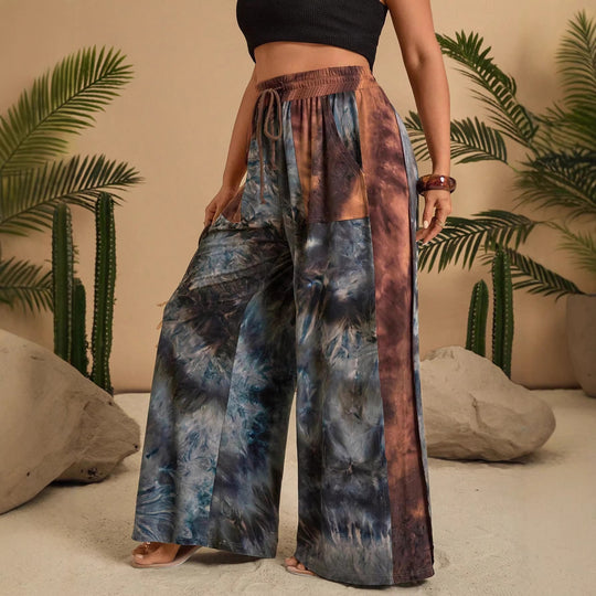 Damen Stilvolles Loungewear-Set mit lässigem Schnitt und modischem Muster EB
