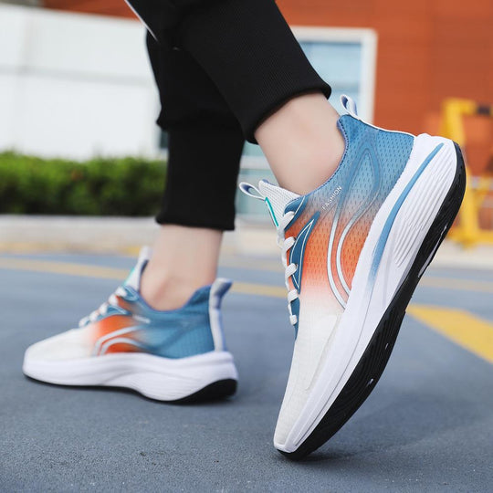 Damen Sportliche Laufschuhe mit atmungsaktivem Obermaterial und stoßdämpfender Sohle EB