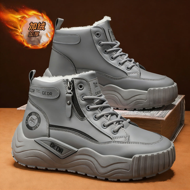 Damen Gefütterte Winterstiefel mit rutschfester Sohle und praktischem Reißverschluss EB