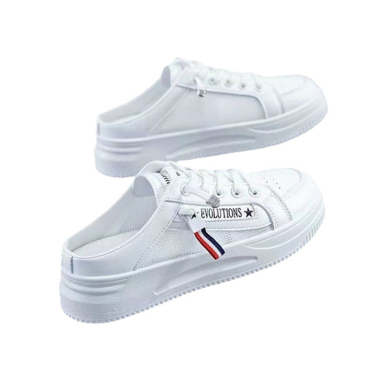 Damen Modische Slip-On Sneakers mit atmungsaktivem Mesh-Obermaterial EB