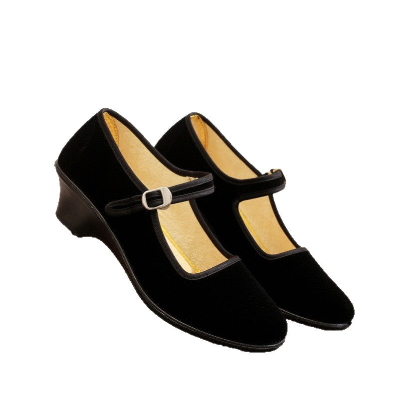 Damen elegante und komfortable Ballerinas mit verstellbarem Riemen EB