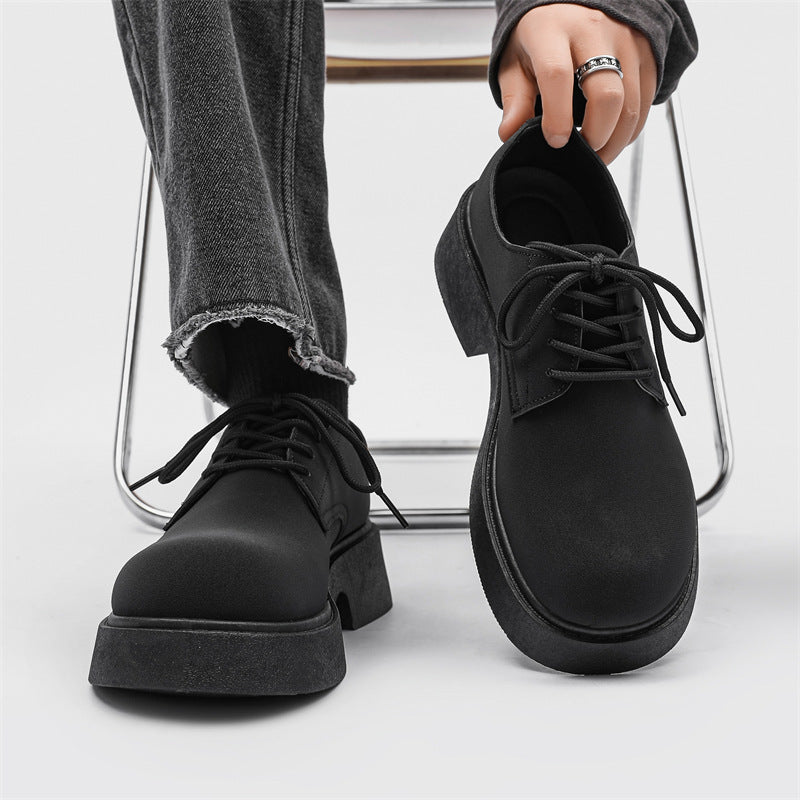 Damen Modische Schnürschuhe mit hoher Sohle EB