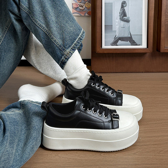 Damen Plattform-Sneaker mit stilvollem Design und extra dicker Sohle EB