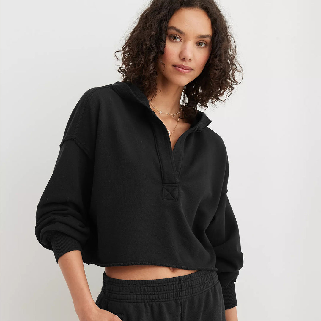 Damen Oversized Kapuzenpullover EB