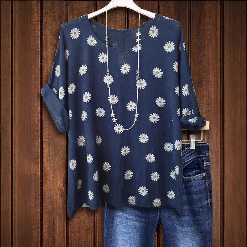 Damen Bluse mit floralem Muster aus luftiger Viskose EB