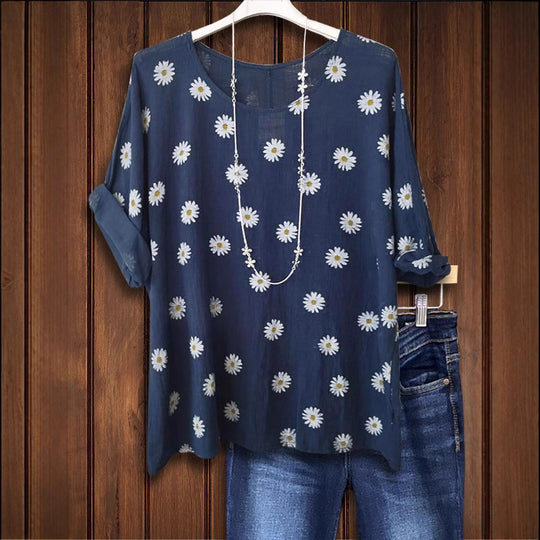 Damen Bluse mit floralem Muster aus luftiger Viskose EB