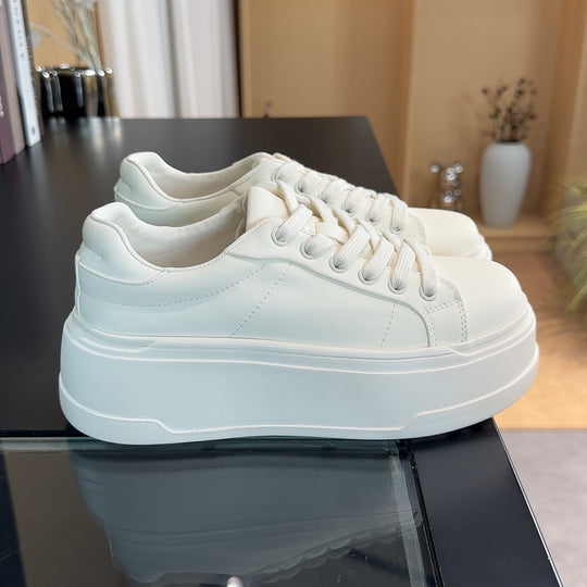 Damen modische Plateau Sneakers mit bequemer Innensohle und rutschfester Sohle EB