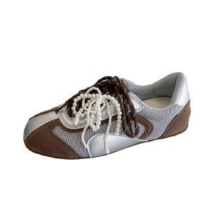 Damen Sportliche Freizeitschuhe mit atmungsaktivem Obermaterial und trendigem Schnürsystem EB