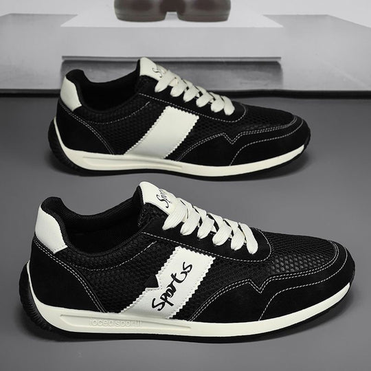 Damen Sportliche Sneaker mit atmungsaktivem Mesh-Obermaterial und rutschfester Sohle EB