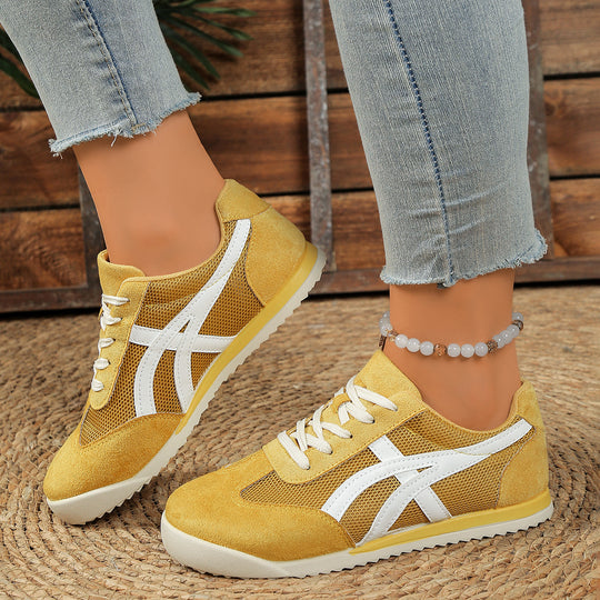 Damen Sneakers im sportiven Mesh-Design mit bequemer Dämpfung EB