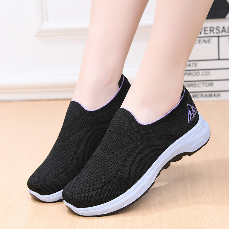 Damen Bequeme und flexible Slip-On Sneaker EB