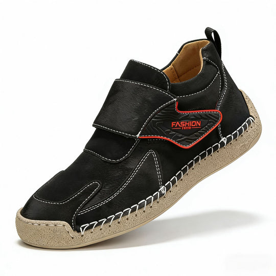 Herren Bequeme und modische Freizeitschuhe mit Klettverschluss EB