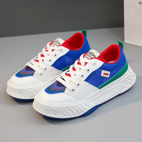 Damen Sportliche Sneaker mit atmungsaktiver Mesh-Oberfläche und farbenfrohem Design EB
