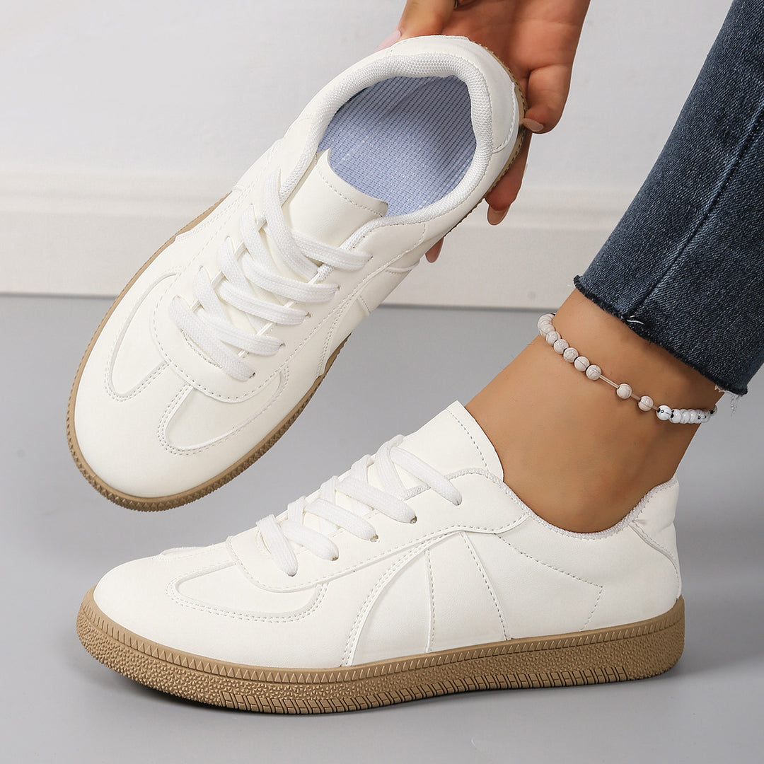 Damen Sneaker mit sportlichem Design und strapazierfähiger Gummisohle EB