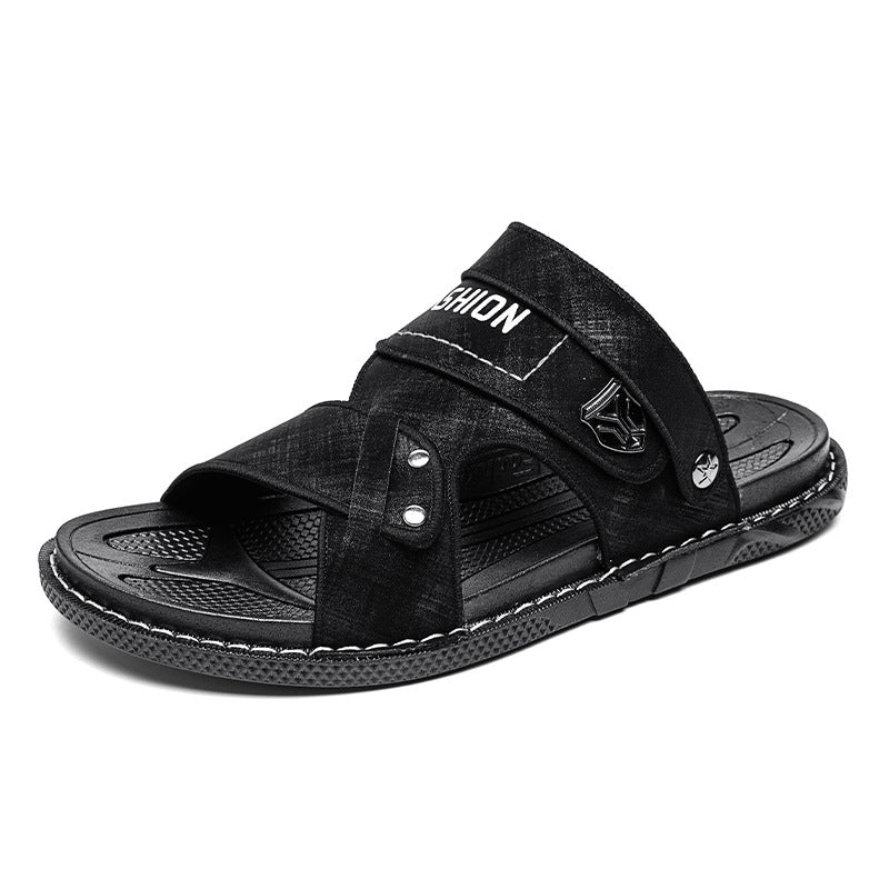 Damen Sportliche Badesandalen mit ergonomischem Klettverschluss und rutschfester Sohle EB