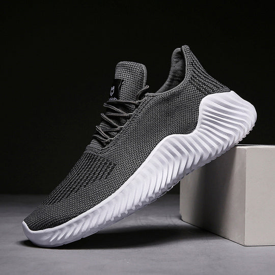 Damen Sneakers mit atmungsaktiver Strick-Oberfläche und flexibler Laufsohle EB