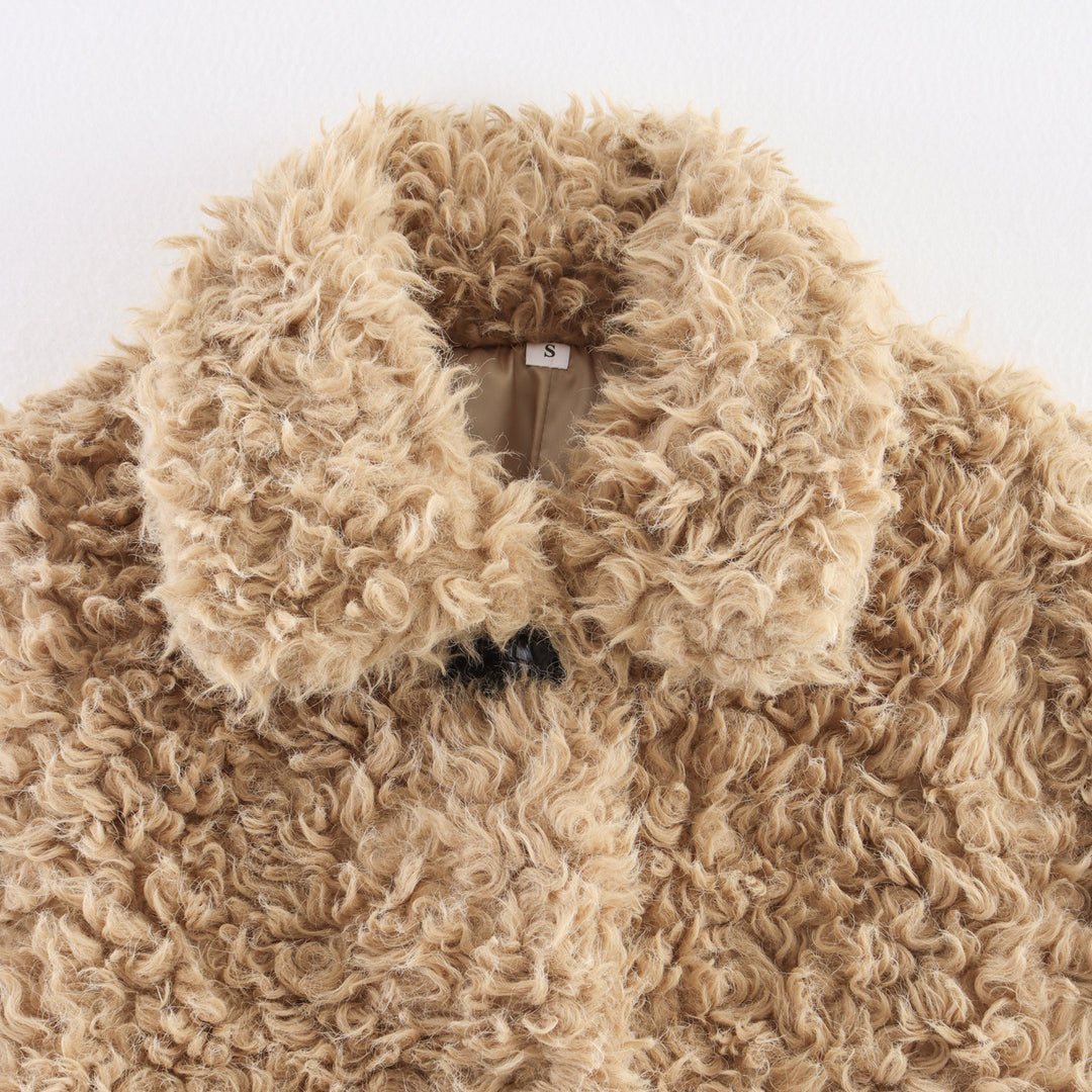 Damen Teddyfelljacke EB