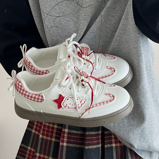 Damen Verspielte Sneakers mit kreativem Motiv EB