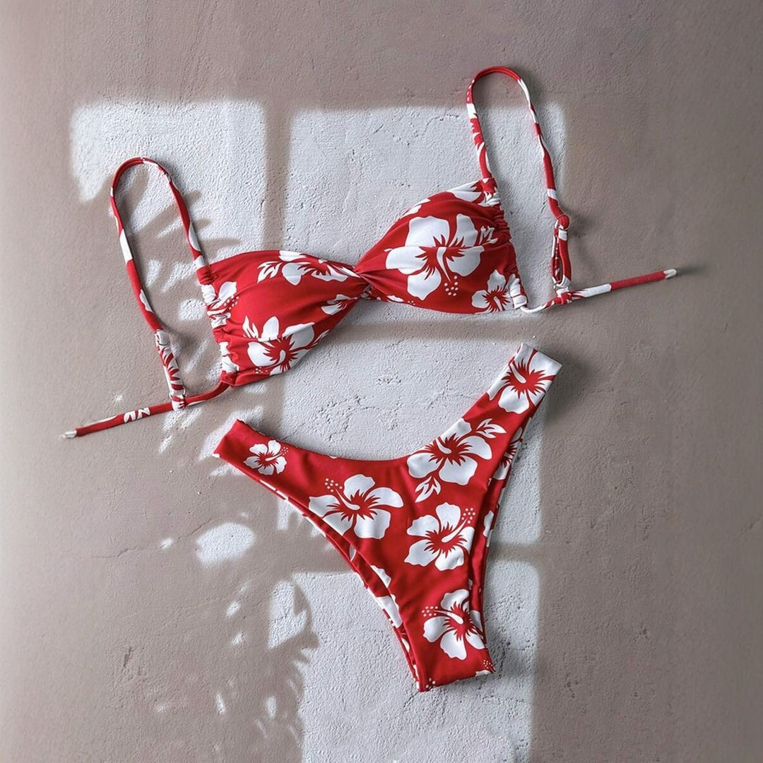 Damen Floral Bikini-Set EB