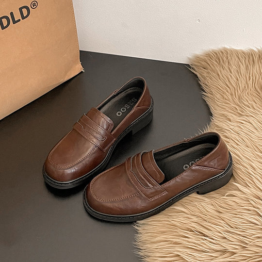 Damen Halbschuhe mit elegantem Loafer-Design und komfortabler Sohle EB