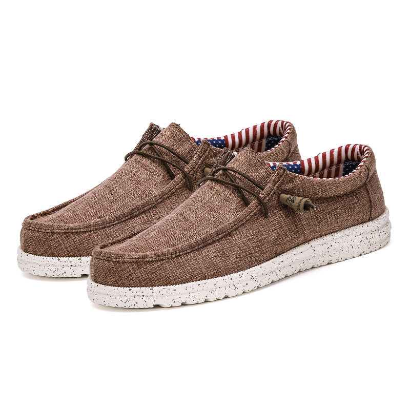 Damen Bequeme Freizeitschuhe aus atmungsaktivem Leinenmaterial mit rutschfester Sohle EB