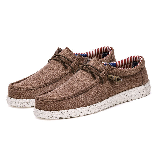Damen Bequeme Freizeitschuhe aus atmungsaktivem Leinenmaterial mit rutschfester Sohle EB