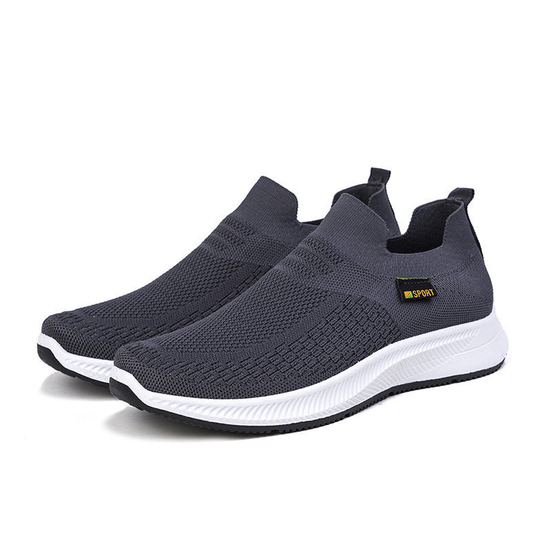 Damen Sportliche Sneaker mit elastischem Strickobermaterial EB