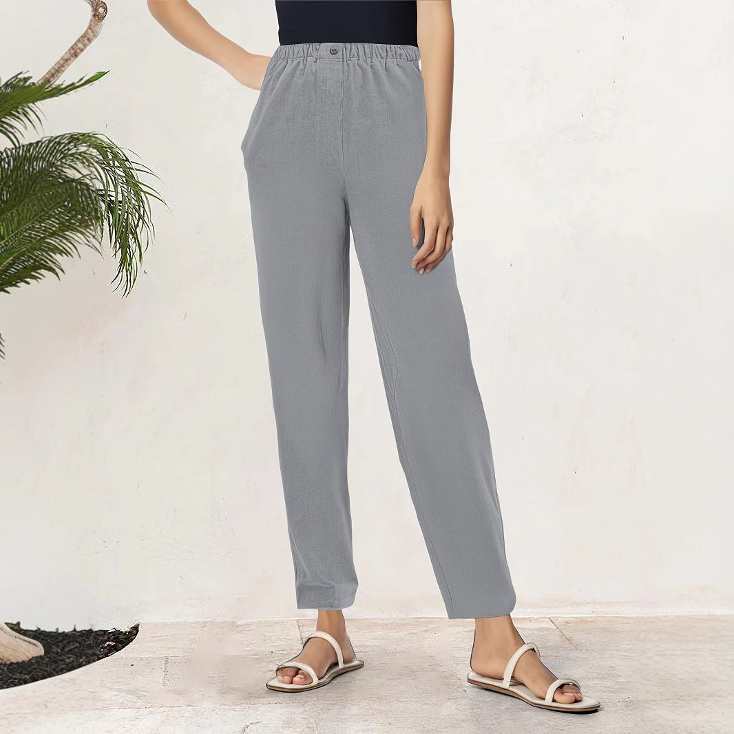 Damen Leichte und bequeme Sommerhose EB