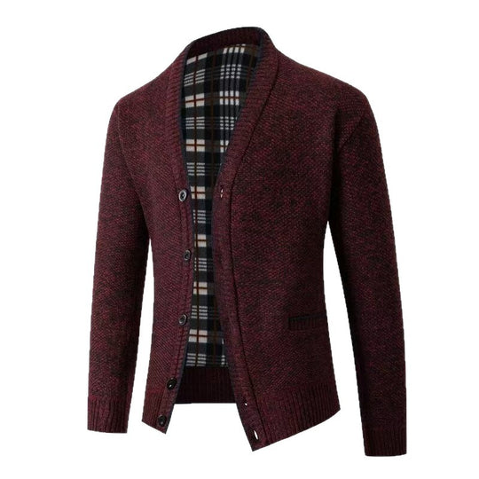 Damen Strickjacke im modernen Herringbone-Muster EB
