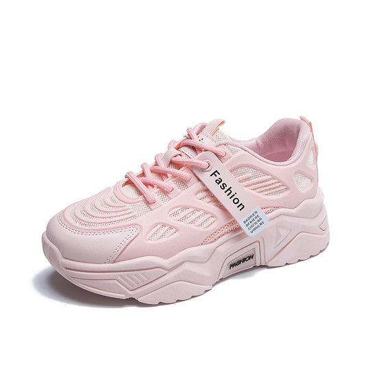 Damen modische athletische Sneakers mit atmungsaktivem Obermaterial EB