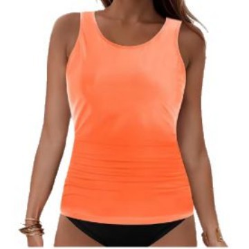 Damen Tankini-Oberteil mit Raffung EB