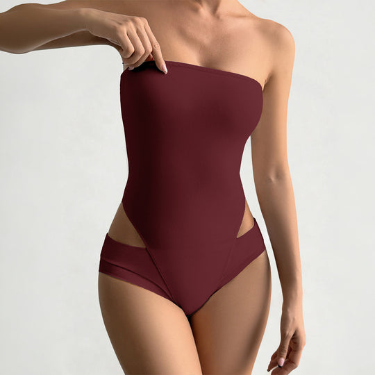 Damen Bandeau-Bodysuit aus elastischem Material mit figurfreundlichem Schnitt EB