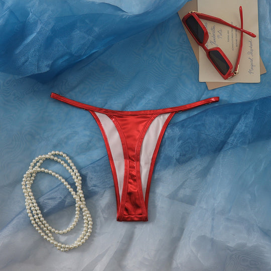 Damen Hochgeschnittener Bikini-Höschen mit elegantem Design EB