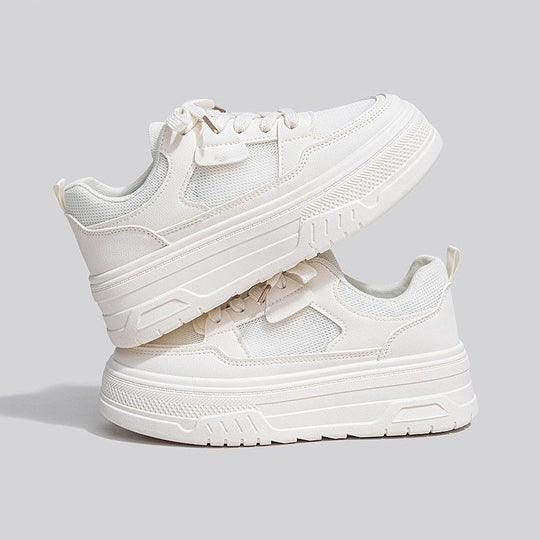 Damen Komfortable Chunky Sneakers mit atmungsaktiver Mesh-Oberfläche und gepolsterter Sohle EB