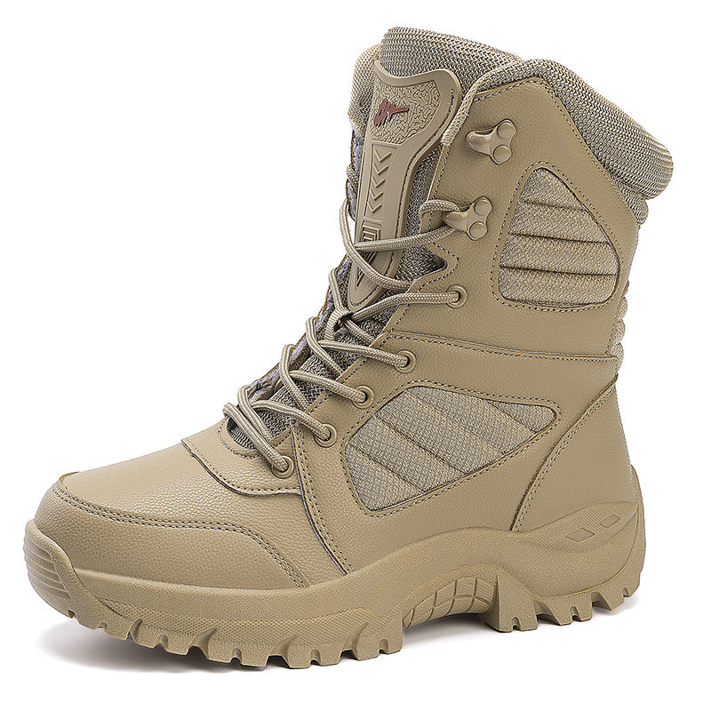 Herren robuste Multifunktionsstiefel mit hoher Knöchelunterstützung und rutschfester Sohle EB