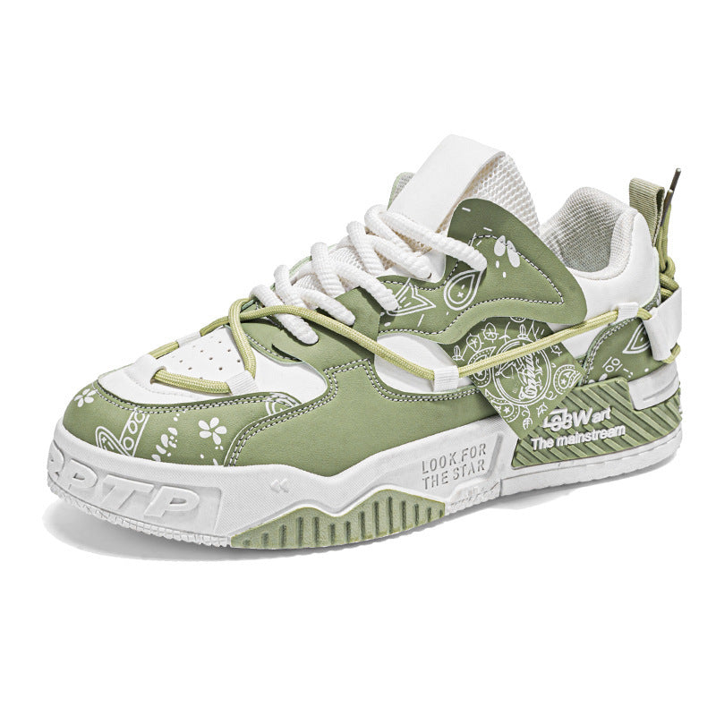 Damen modische Sneakers im auffälligen Design mit hochwertiger Sohle EB